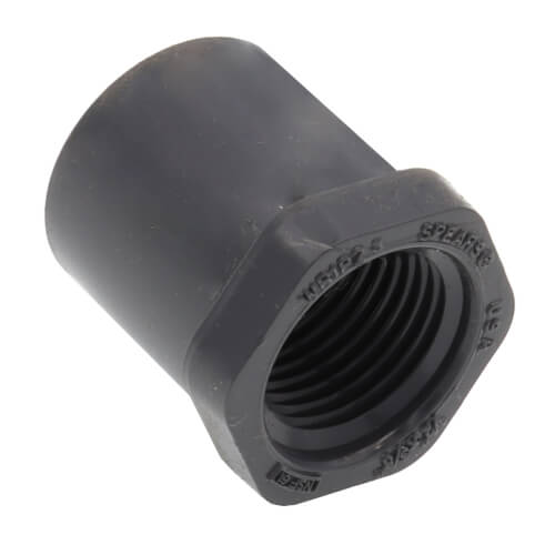 Main product image of 1/2" X 3/8" PVC Sch. 80 Flush Style Reducer Bushing (Spigot x FPT)
