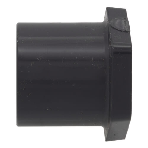 Main product image of 1" x 1/4" PVC Sch. 80 Special Reinforced Flush Style Reducer Bushing (Spigot x SR FIPT) w/ Stainless Steel Collar