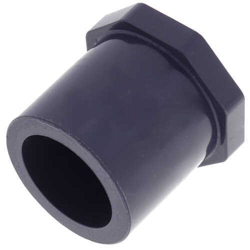 Main product image of 1" X 3/8" PVC Sch. 80 Flush Style Reducer Bushing (Spigot x FPT)