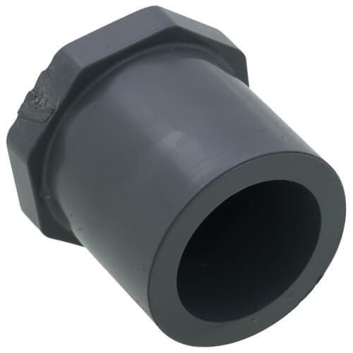 Main product image of 1" x 3/8" CPVC Schedule 80 Flush Style Reducer Bushing (Spigot x FIPT)