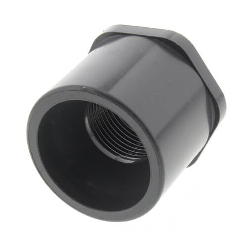 Main product image of 1-1/4" x 3/4" PVC Sch. 80 Flush Style Reducer Bushing (Spigot x FPT)