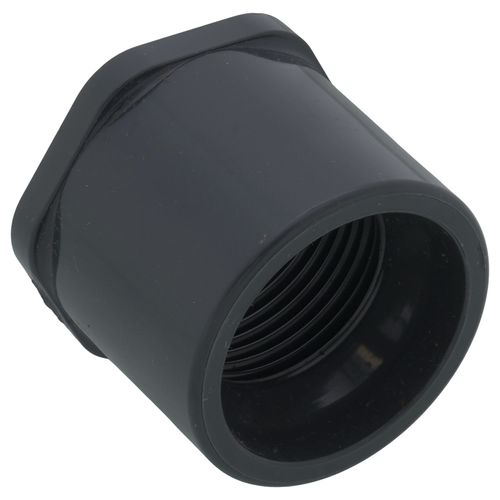 Main product image of 1-1/4" x 1" PVC Sch. 80 Flush Style Reducer Bushing (Spigot x FPT)