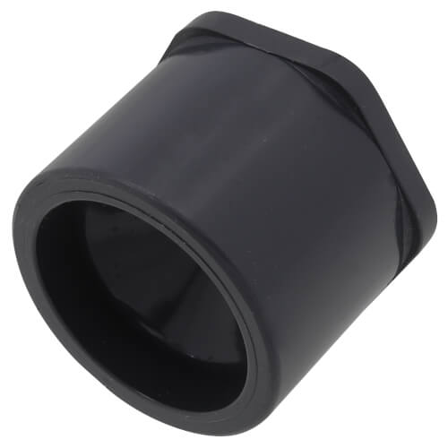 Main product image of 1-1/2" X 1/4" PVC Sch. 80 Flush Style Reducer Bushing (Spigot x FPT)