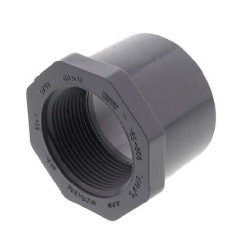 Main product image of 2" x 1-1/2" CPVC Schedule 80 Flush Style Reducer Bushing (Spigot x FIPT)