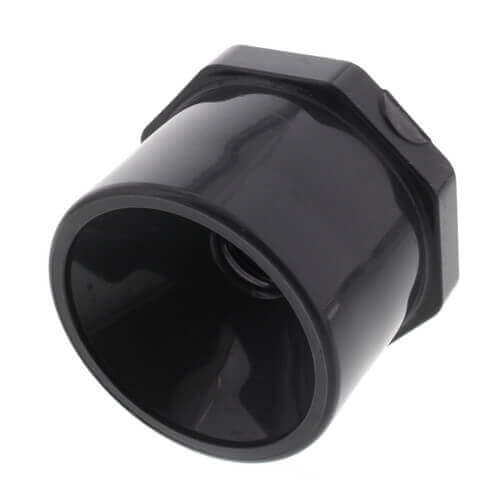 Main product image of 2-1/2" X 1" PVC Sch. 80 Flush Style Reducer Bushing (Spigot x FPT)