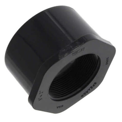 Main product image of 2-1/2" X 1-1/4" PVC Sch. 80 Flush Style Reducer Bushing (Spigot x FPT)