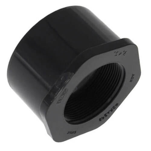 Main product image of 2-1/2" x 2" PVC Sch. 80 Flush Style Reducer Bushing (Spigot x FPT)