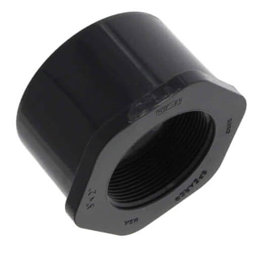 Main product image of 3" X 3/4" PVC Sch. 80 Flush Style Reducer Bushing (Spigot x FPT)