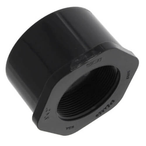 Main product image of 3" x 2-1/2" PVC Sch. 80 Flush Style Reducer Bushing (Spigot x FPT)