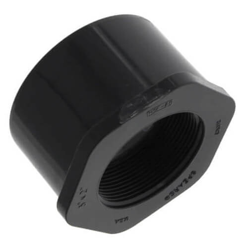 Main product image of 4" x 2" PVC Sch. 80 Flush Style Reducer Bushing (Spigot x FPT)