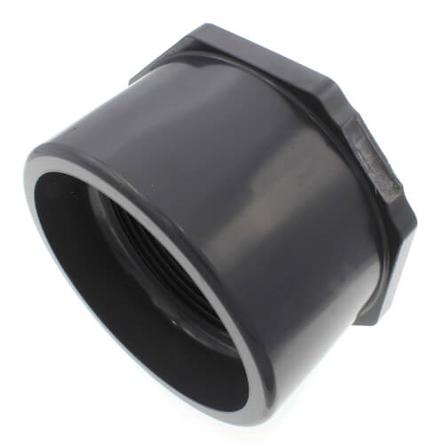 Main product image of 4" x 3" PVC Sch. 80 Flush Style Reducer Bushing (Spigot x FPT)