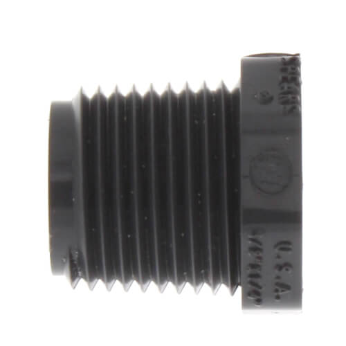 Main product image of 3/8" X 1/4" PVC Sch. 80 Flush Style Reducer Bushing (MPT x FPT)