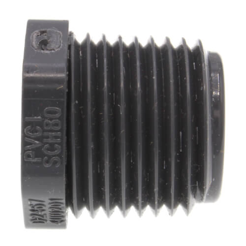 Main product image of 1/2" x 1/4" CPVC Schedule 80 Flush Style Reducer Bushing (MIPT x FIPT)
