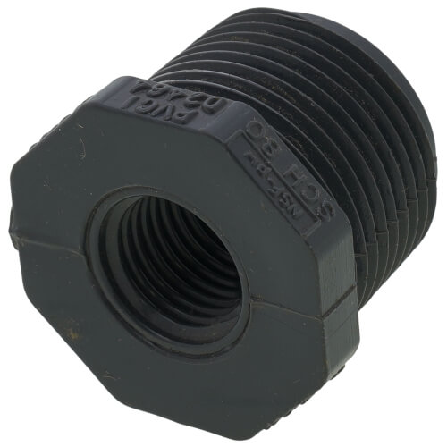 Main product image of 3/4" x 1/4" CPVC Schedule 80 Flush Style Reducer Bushing (MIPT x FIPT)