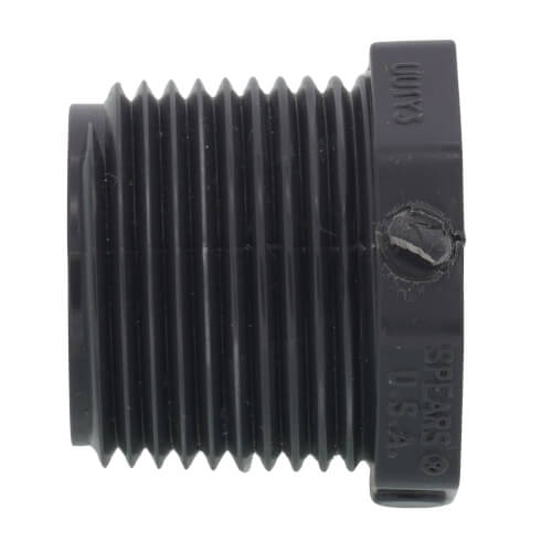 Main product image of 3/4" X 3/8" PVC Sch. 80 Flush Style Reducer Bushing (MPT x FPT)