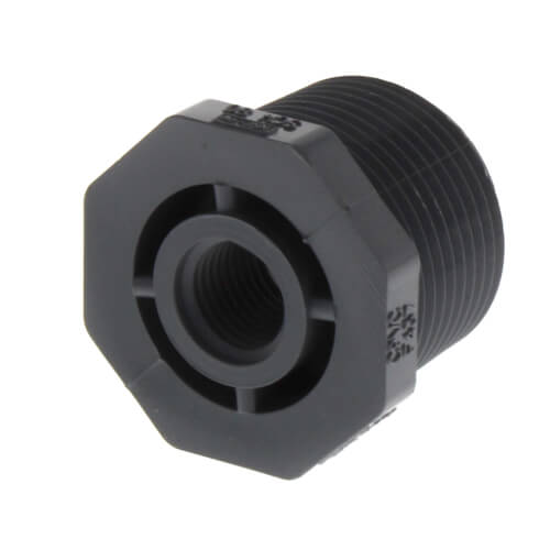 Main product image of 1" x 1/4" CPVC Schedule 80 Flush Style Reducer Bushing (MIPT x FIPT)