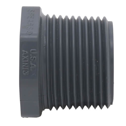 Main product image of 1" x 3/8" CPVC Schedule 80 Flush Style Reducer Bushing (MIPT x FIPT)