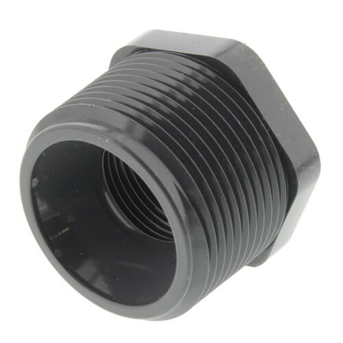 Main product image of 1-1/4" x 3/4" PVC Sch. 80 Flush Style Reducer Bushing (MPT x FPT)