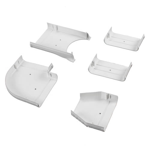Main product image of 3.5" White Wall Duct Kit - LDK92W (12 Ft Kit)
