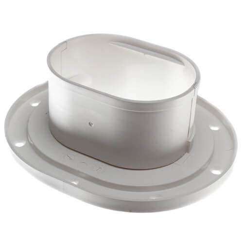 3.5" Wall Flange - LWF92W (White)