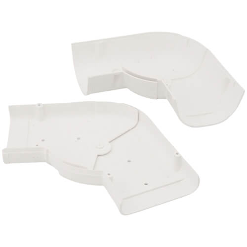 Main product image of 3.5" 45 to 90-Degree Adjustable Flat Elbow - LKA92W (White)