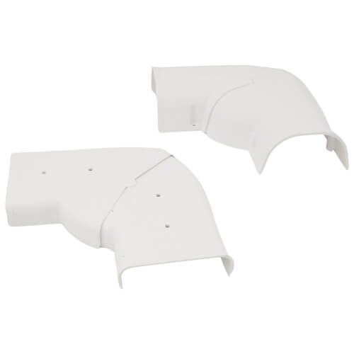 Main product image of 3.5" 45 to 90-Degree Adjustable Flat Elbow - LKA92W (White)