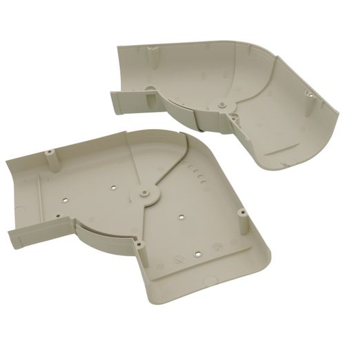 Main product image of 3.5" 45 to 90-Degree Adjustable Flat Elbow - LKA92I (Ivory)
