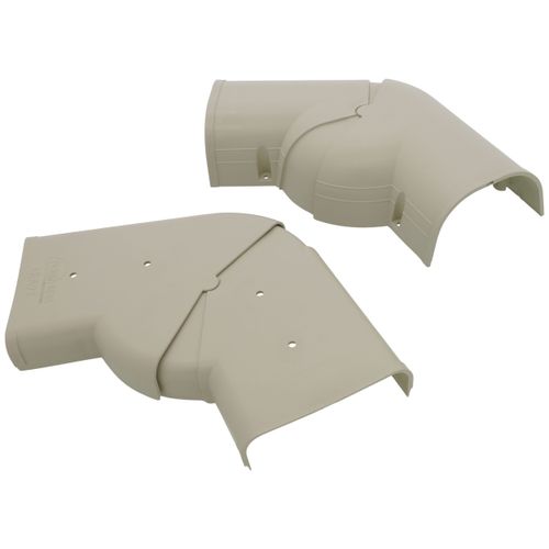Main product image of 3.5" 45 to 90-Degree Adjustable Flat Elbow - LKA92I (Ivory)