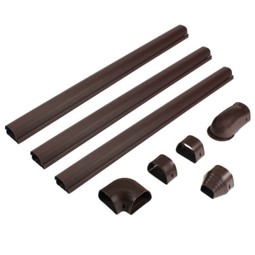 84065 Fortress 84065 3.5" Brown Wall Duct Kit LDK92B (12 Ft Kit)
