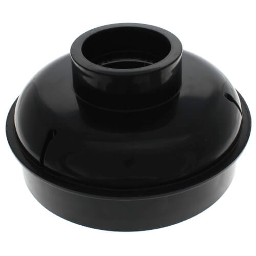 Main product image of 2" × 3" ABS QuadDrain Floor Drain w/ Round Polypro Strainer (Hub)
