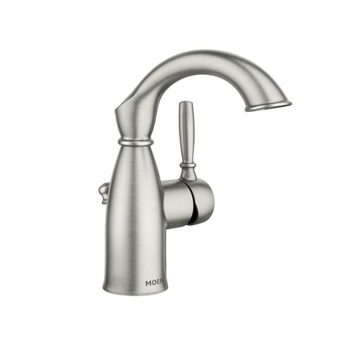 Main product image of Sarona Spot Resist Brushed Nickel 1 Handle High Arc Bathroom Faucet, 84144SRN