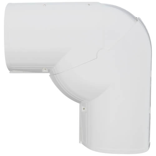 Main product image of 4.5" 45 to 90-Degree Adjustable Flat Elbow - LKA122W (White)