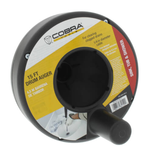 84150 Brasscraft 84150 1/4" x 15 Ft. Plastic Drum Auger