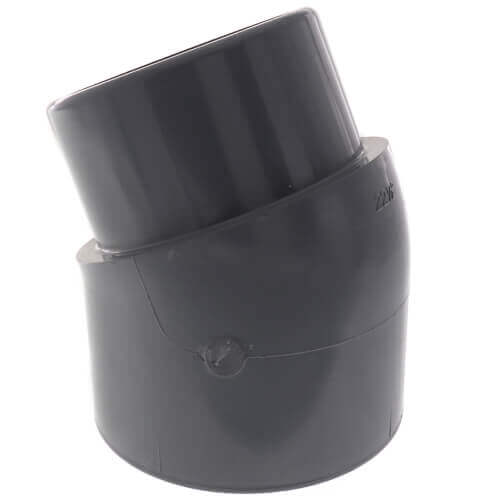 Main product image of 4" CPVC Schedule 80 22-1/2° Street Elbows (Spigot x Socket)