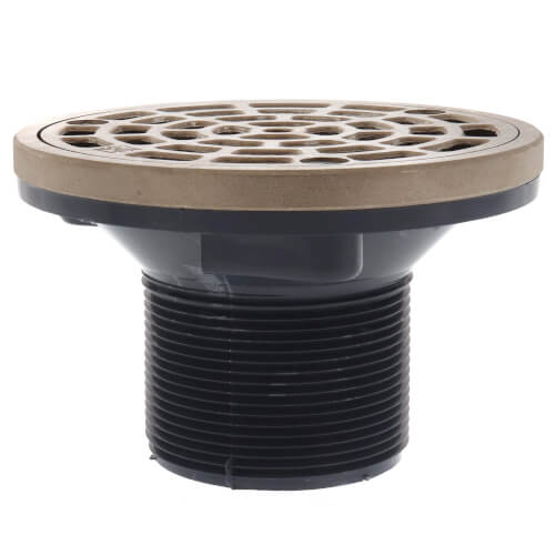 Main product image of 2" MIP ABS On-Grade Adjustable Floor Drain w/ Nickel Bronze Strainer