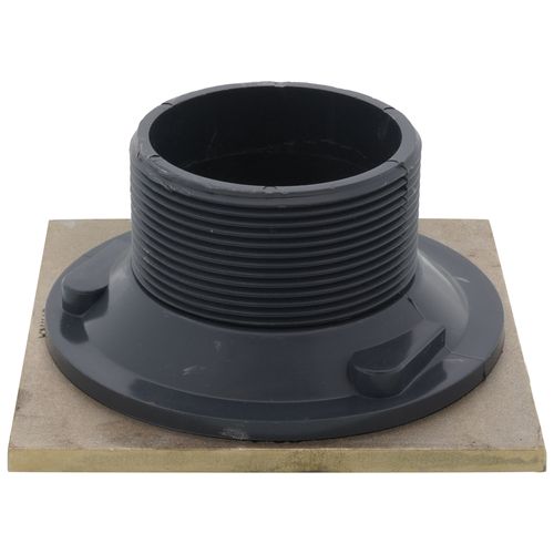 Main product image of 3" MIP ABS On-Grade Adjustable Floor Drain w/ Square Nickel Bronze Strainer