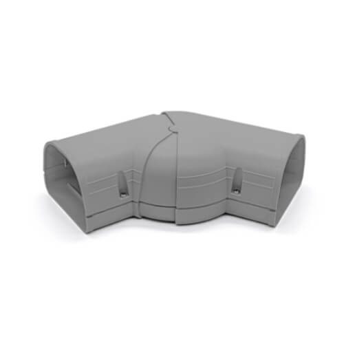 Main product image of 3.5" 45 to  90-Degree Adjustable Flat Elbow - LKA92G (Gray)