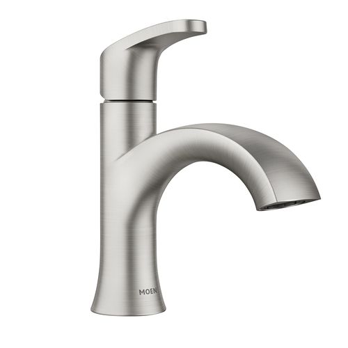 Main product image of Karis Spot Resist Brushed Nickel 1 Handle High Arc Bathroom Faucet, 84346SRN