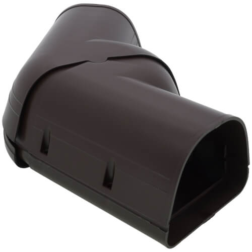 Main product image of 4.5" 45 to 90-Degree Adjustable Flat Elbow - LKA122B (Brown)