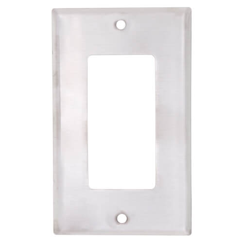Main product image of 1-Gang Electrical Midway Wall Plate, Decora/GFCI (Stainless Steel)