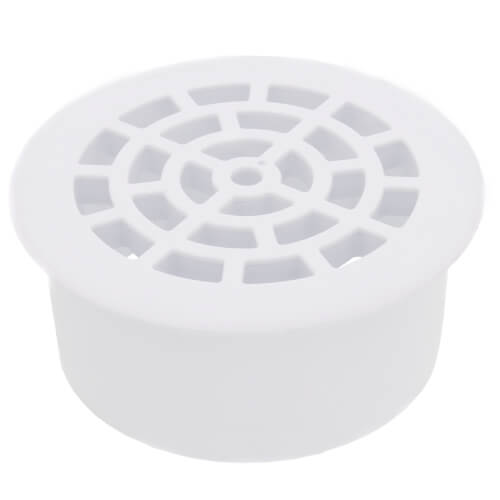 Main product image of White PVC Inside Pipe Drain for 3" Sch. 40 Pipe