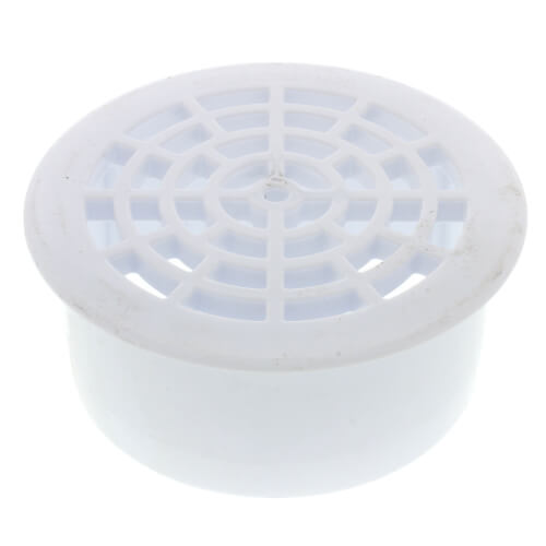 Main product image of White ABS Inside Pipe Drain for 4" Sch. 40 Pipe