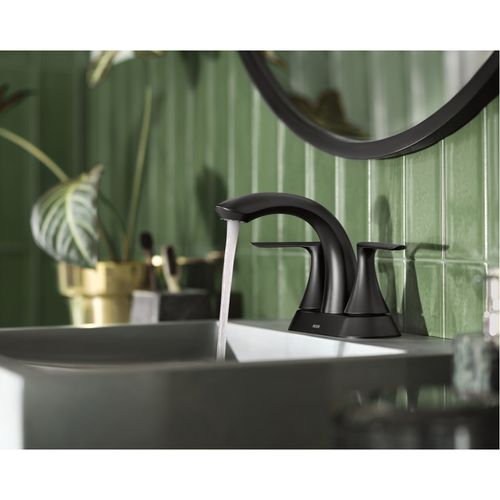 Main product image of Findlay Chrome Two-handle High Arc Bathroom Faucet (Matte Black), 84515BL