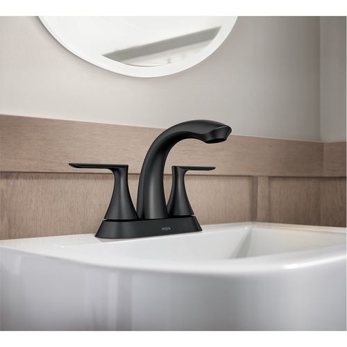 Main product image of Findlay Chrome Two-handle High Arc Bathroom Faucet (Matte Black), 84515BL
