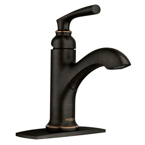 Main product image of Single Handle Monoblock Bathroom Sink Faucet, 84535BRB (Mediterranean Bronze)