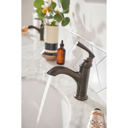 Main product image of Single Handle Monoblock Bathroom Sink Faucet, 84535BRB (Mediterranean Bronze)
