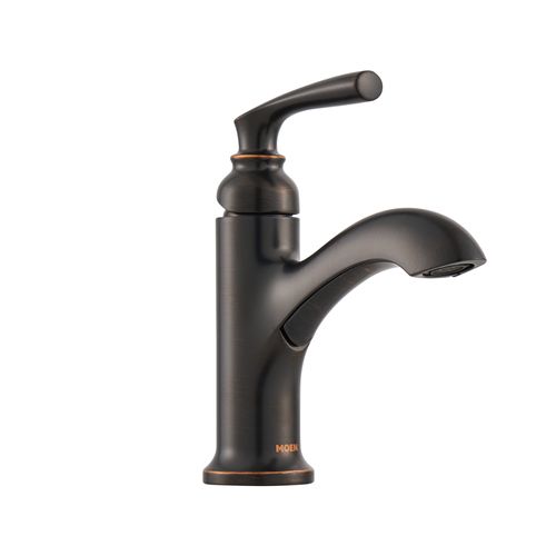 Main product image of Single Handle Monoblock Bathroom Sink Faucet, 84535BRB (Mediterranean Bronze)