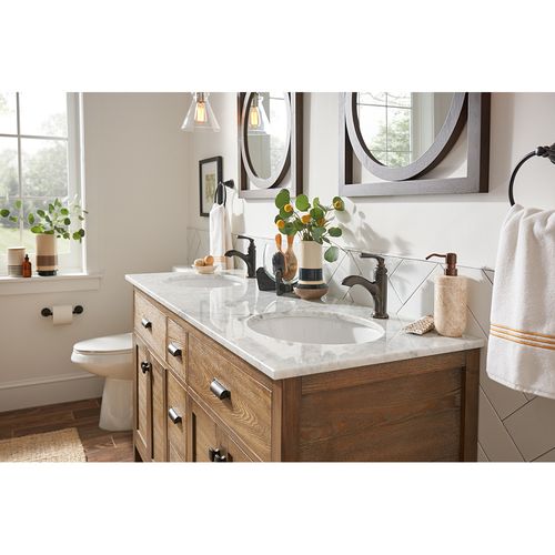 Main product image of Single Handle Monoblock Bathroom Sink Faucet, 84535BRB (Mediterranean Bronze)