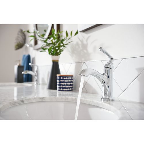 Main product image of Single Handle Monoblock Bathroom Sink Faucet In, 84535 (Chrome), 84535-MOEN