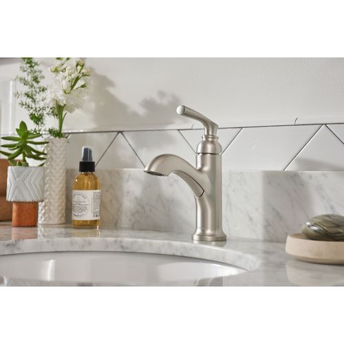 Main product image of Hilliard 1 Handle High Arc Bathroom Faucet, 84535SRN (Spot Resist Brushed Nickel)
